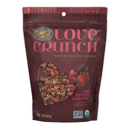 NATURES PATH Love Crunch Dark Chocolate Granola 11.5 oz., PK6 77180U